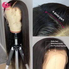 Load image into Gallery viewer, 13*6*1 Straight Hd Lace Human Hair Wigs
