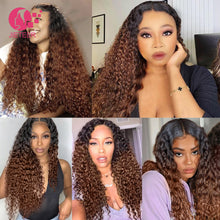 Load image into Gallery viewer, 4X4 Lace Frontal Wig deep wave Lace Front Human Hair Wigs For Women
