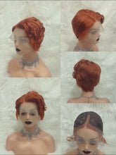Load and play video in Gallery viewer, T Lace Pixie Cut Wig Human Hair Curly Bob Short Pixie Cut Lace Wig
