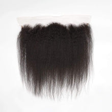 Load image into Gallery viewer, JIETEER Hair 11A True Swiss HD 13x4 Lace Frontal Kinky Straight
