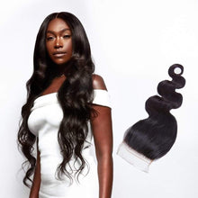 Load image into Gallery viewer, JIETEER Hair 11A True Swiss HD 4x4 Lace Closure Body Wave
