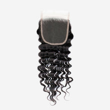 Load image into Gallery viewer, JIETEER Hair 11A True Swiss HD 4x4 Lace Closure Caribbean Deep Curl
