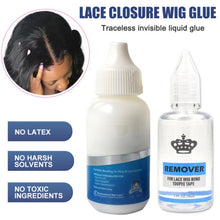 Load image into Gallery viewer, Lace Wig Cap Toupee Adhesive Glue Hair Replacement Adhesive Extra Moisture Control lasting wig glue for wigs hot
